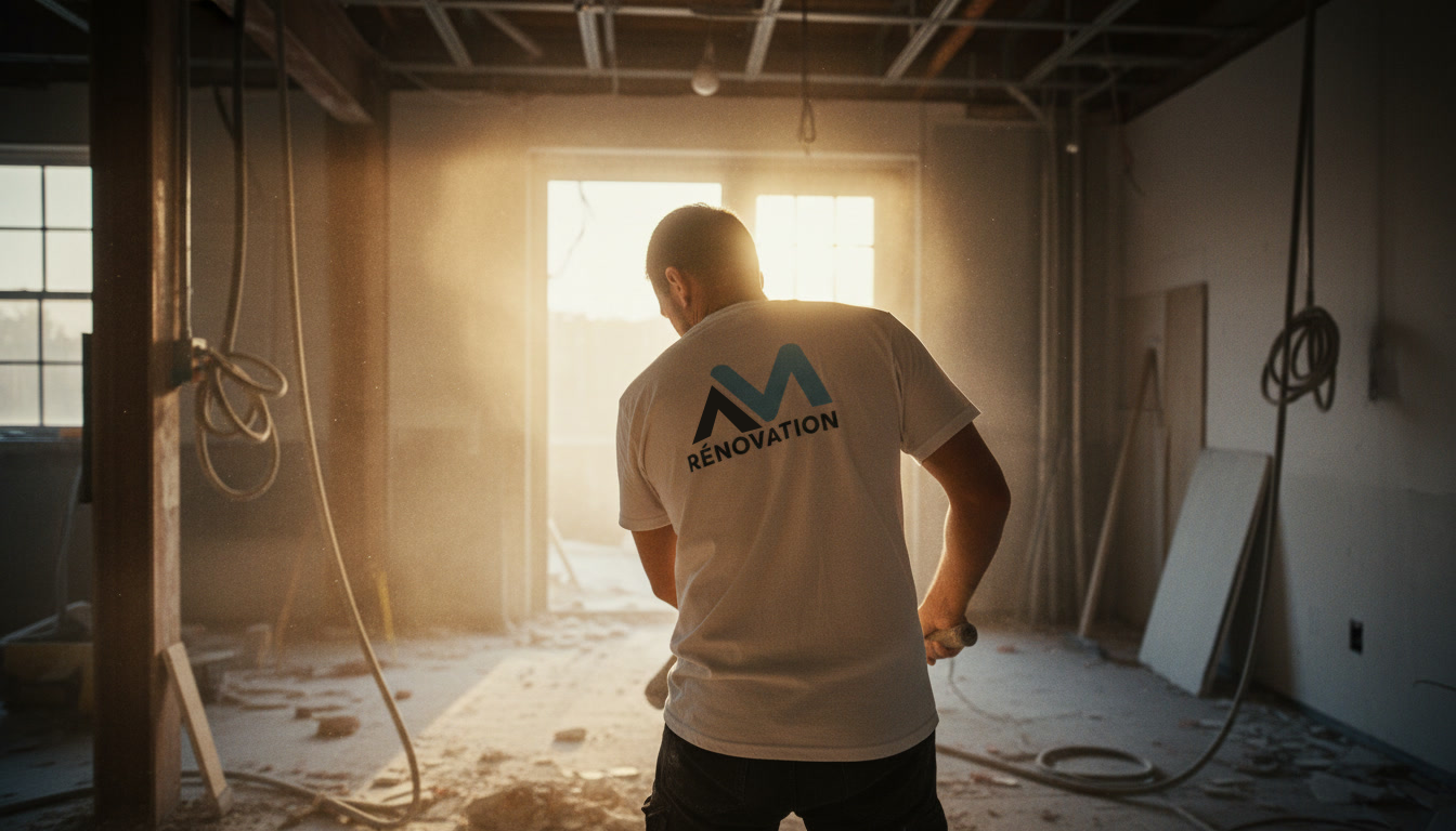 Artisan AM RENOVATION au travail